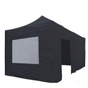 Zwarte easy up partytent 4x8